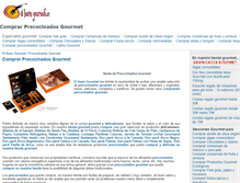 Tablet Screenshot of precocinadosgourmet.elbuengourmet.es
